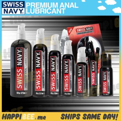 Swiss Navy Premium Anal  Lubricant Couples Oil Grease RELAX Silicone Lube Gel