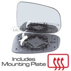 Wing Mirror Glass Jaguar XJ X350 Saloon 2009-2020 Heated Convex Drivers Side