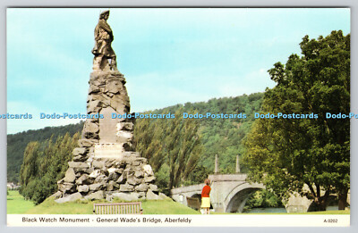 R741107 Aberfeldy General Wade Bridge Black Uhr Monument E T W Dennis Scarboro