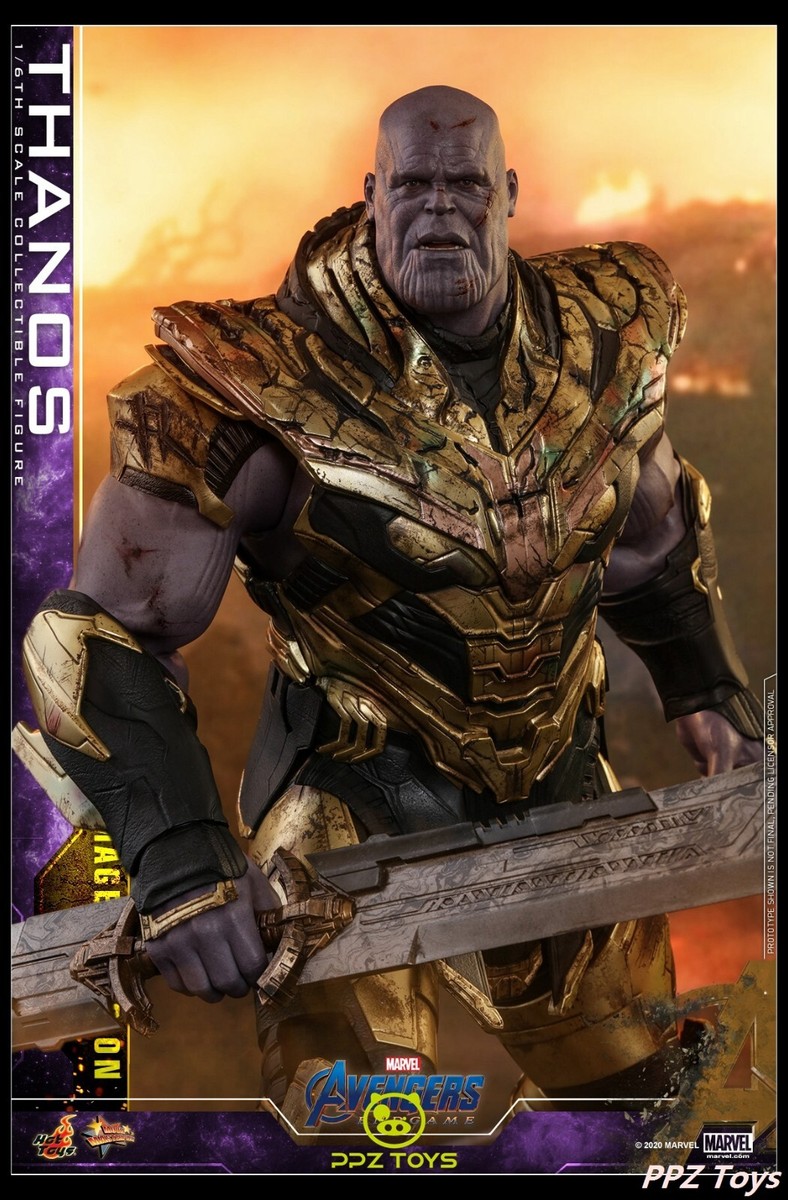 1/6 Hot Toys Marvel Avengers EndGame Thanos Battle Damaged Action