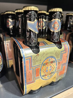 Harry Potter BUTTERBEER 4 PACK New York Butter Beer MINALIMA MACUSA Glass Bottle