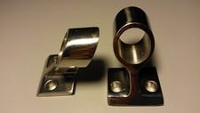 SUPPORTO PASSANTE BARCA PULPITO CORRIMANO PASSAMANO TIENTIBENE INOX 25mm