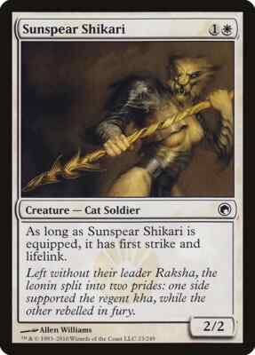 SUNSPEAR SHIKARI X 4 E/X+ SCARS OF MIRRODIN MAGIC THE GATHERING