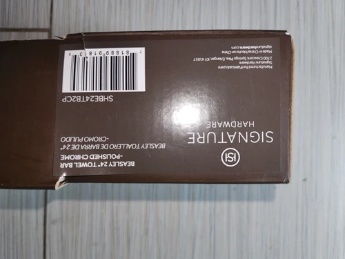 Signature Hardware 480494 Beasley 24" Towel Rail - Brushed Nickel - Picture 2 of 3