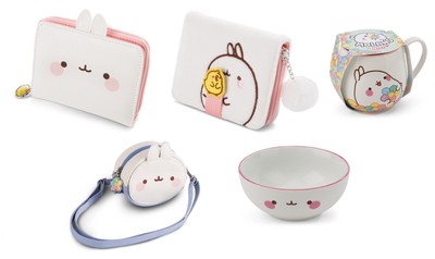 Nici Molang und Piu Piu 47757/47758Geldbeutel 61204 Tasse 61206 Schale 61162 Tas