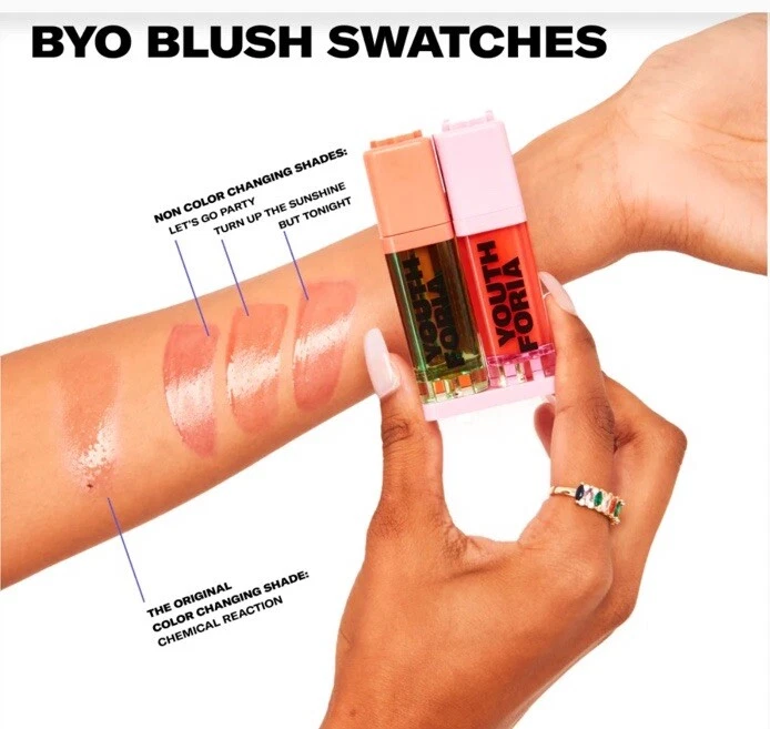 Youth Foria BYO Blush Color Changing Blush Oil CHEMICAL REACTION - Image 2 of 4