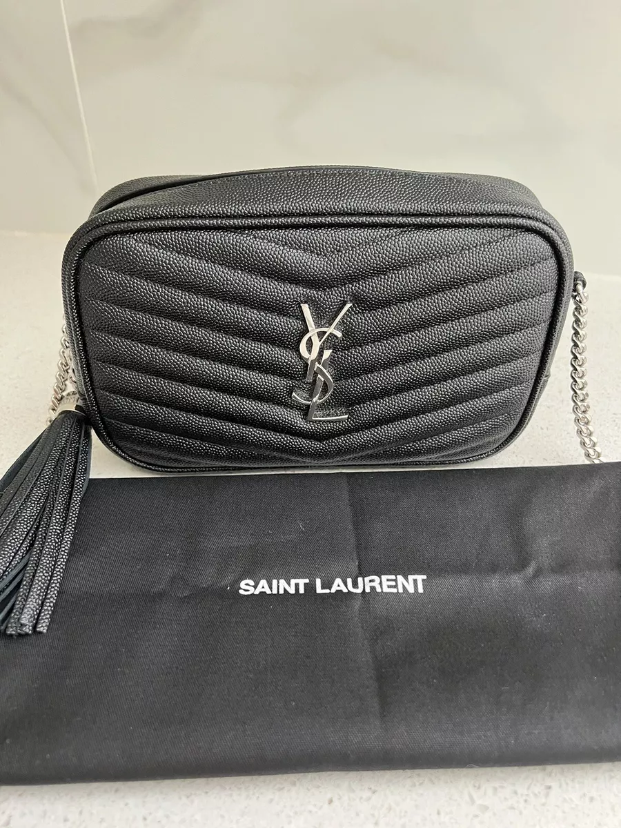 YSL Saint Laurent Mini Lou Matelassé Leather Camera Bag