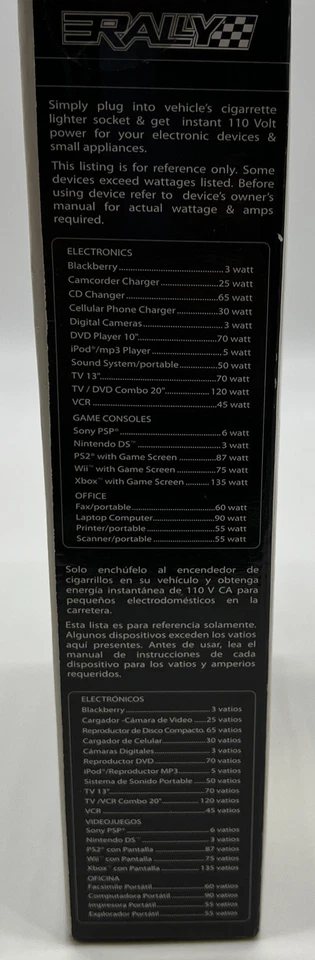 RALLY 150 Watt Power Inverter With USB Port - Image 4 of 4