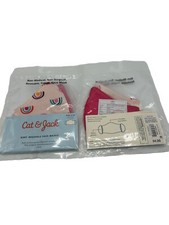 Cat  Jack Kids Girls Face Masks Cloth Cotton Reusable 2 Rainbow 2 Pink
