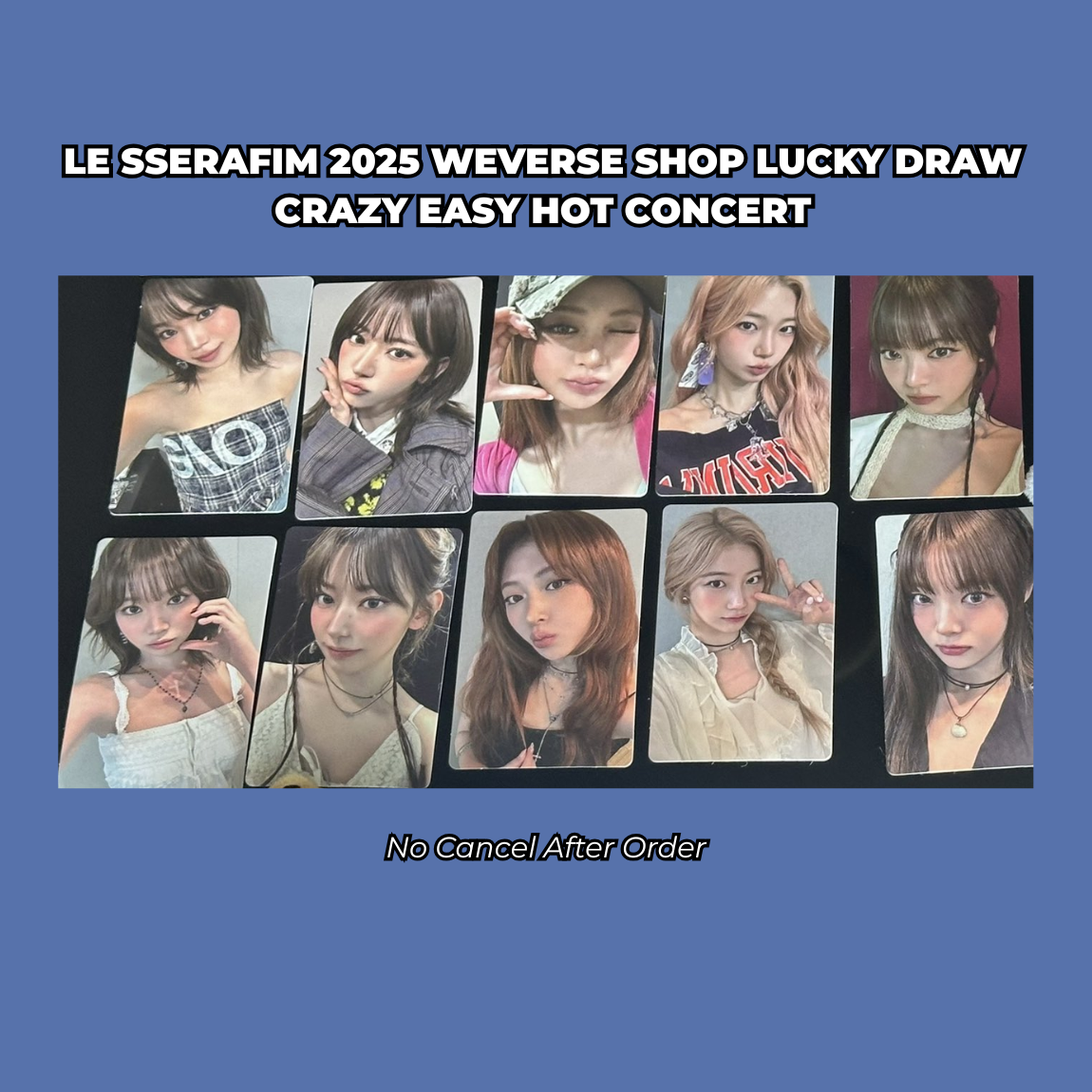 Le Sserafim HOT weverse ラキドロ 2回目 25枚 トレカ ルセラフィム HOT weverse ラキドロ 2回目 トレカ 5種コンプ ③