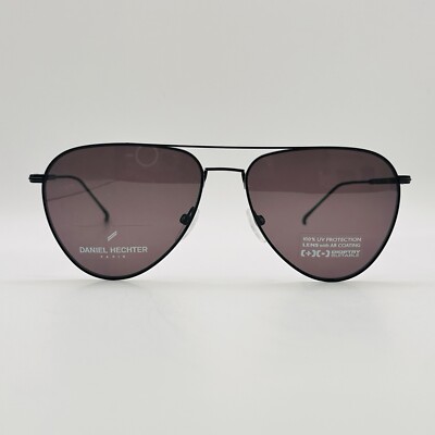 Daniel Hechter Sunglasses Women Men Oval Black Mod. DHS295 -1 NEW