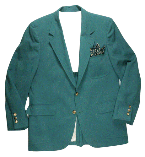 Nordstrom Mens Jacket Blazer 44 Canada Vintage Green Nautical Gold Button - Bild 3 von 11