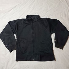 Vtg Volcom Boys Black Zipup Fleece Lined Jacket Siz L With Issues Read descript