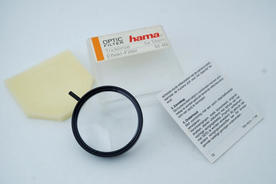 Vintage Hoya creative art Filter Hama M49 Tricklinse 5S Germany - Image 3 of 4