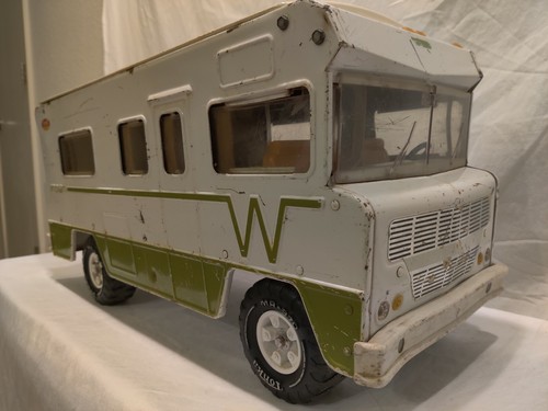 Vintage 1970s Tonka Winnebago Indian Motorhome / Camper RV. Good cond. Eco ship