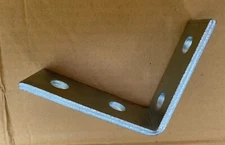 Strut Bracket 4-hole 90-D Steel Angle L Bracket 1-5/8" Strut Channel