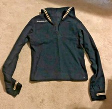 Sea Explorers B.S.A. Heavy Wool Shirt Navy Midi - SCARCE NICE Boy Scouts Blue