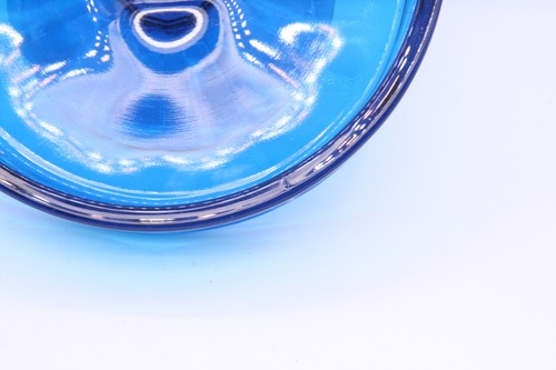 Viking Epic Diamond Steeple Covered Candy Dish Bluenique Vintage MCM - Picture 8 of 9