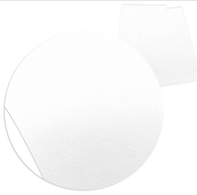 White Solid FAUX LEATHER SHEET 8'' x 12''  WHOLESALE 1066228 ordinary texture