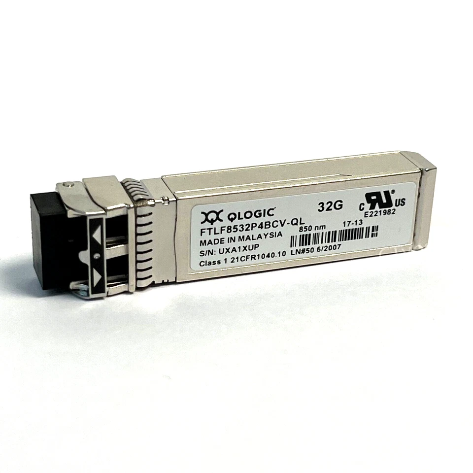 Qlogic SFP32-SR-SP FTLF8532P4BCV-QL 32G FC SFP28 SW FC 850nm 光学收发器 — 第 2/4 张图片