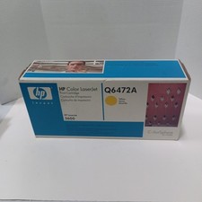 HP Q6472A Yellow Toner Cartridge Color LaserJet 3600 Series OEM New g28