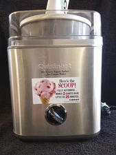 Cuisinart ICE-30BCP1 Frozen Yogurt Ice Cream Maker - Silver