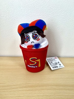 The Amazing Digital Circus Pomni Spudsy's Cup Plush Pass Case