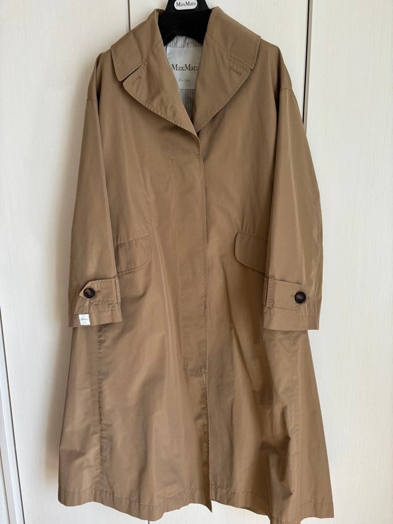 Max Mara The Cube Trench Coat Jacket Blouson Women Size 40 Camel