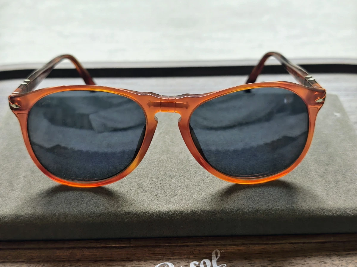 Persol 9649 Terra di Siena Edition Sonnenbrille Polarisiert Design Steve McQueen