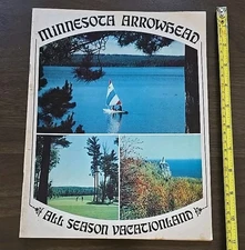Minnesota Arrowhead Country Vintage Vacationland Guide Booklet 1975 47 Pages