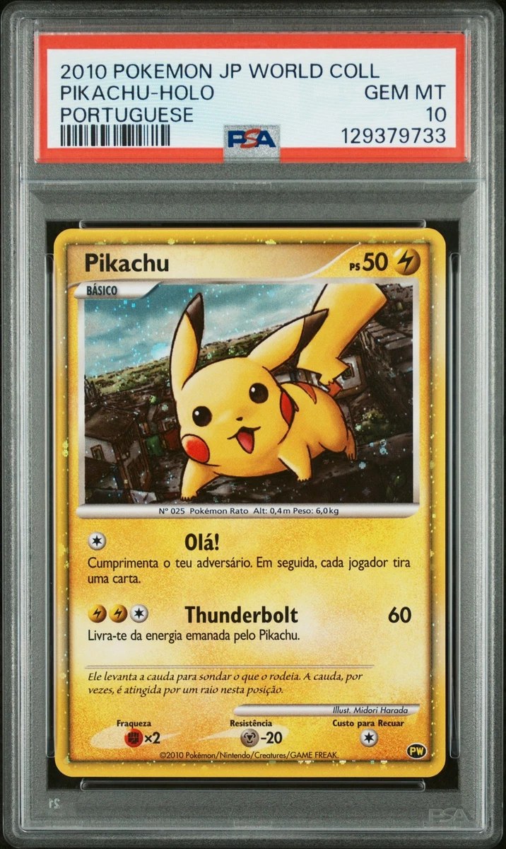 Pikachu Pokémon TCG Professional Sports Authenticator (PSA