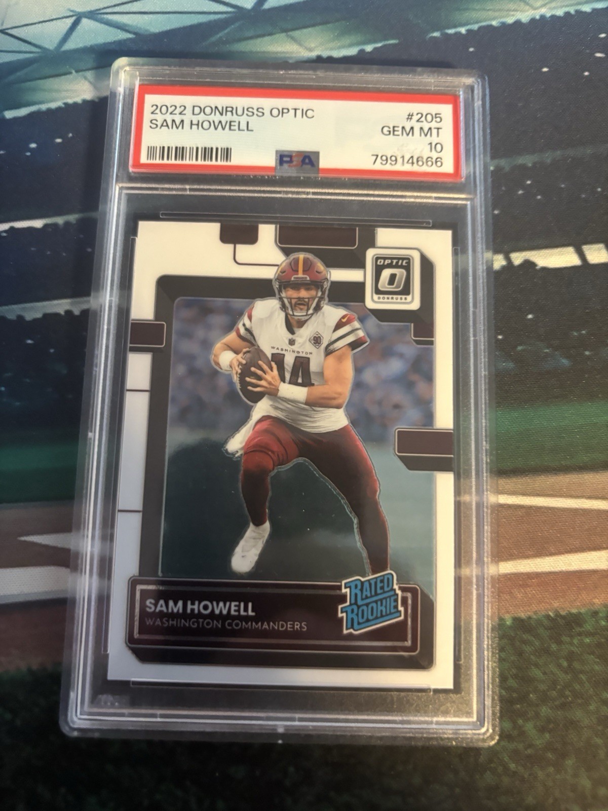 Sam Howell Panini Donruss Optic #205 Base
