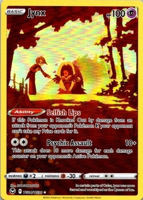 Pokemon TCG Jynx TG04/TG30 SWSH12: Silver Tempest Trainer Gallery
