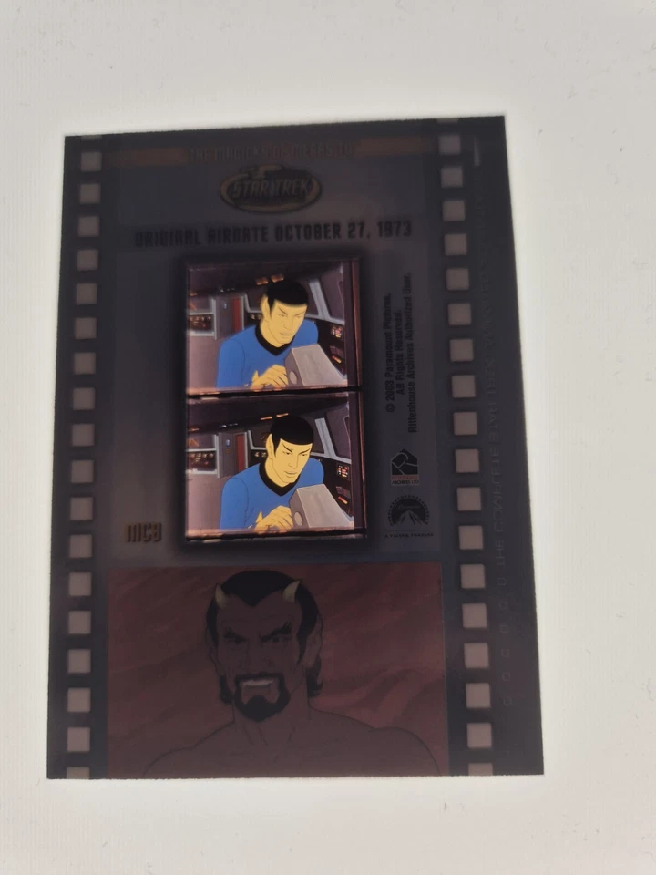 Star Trek The Complete Animated Adventures Micro-Cels MC8 The Magicks of Megas  - Image 3 of 3