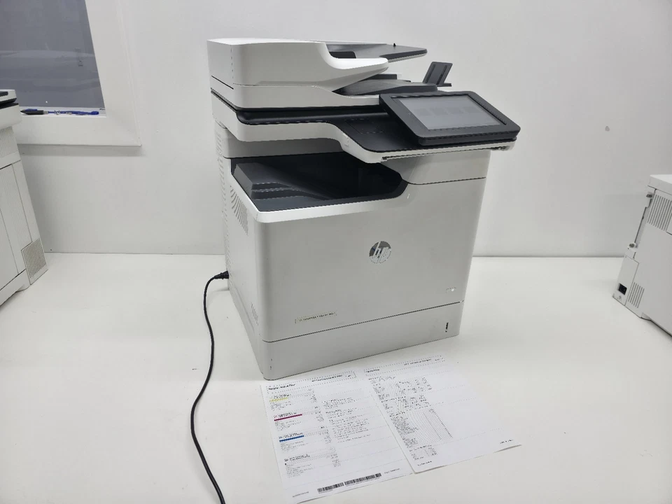 HP Color LaserJet Enterprise Flow MFP M681 J8A12A USB / Ethernet - Image 4 of 4