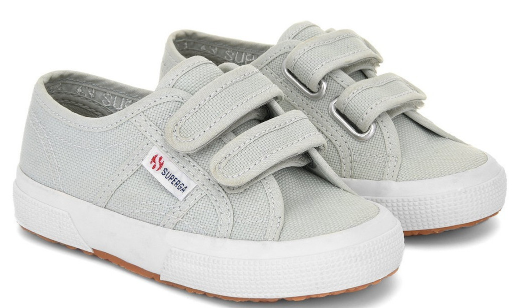 Superga Kids 2750 JCOT Classic Sneakers, Grey Lilla/Favorio,
