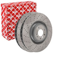 2X FEBI BREMSSCHEIBEN Ø375mm VORNE PASSEND FÜR MERCEDES-BENZ GL-KLASSE GLE GLS