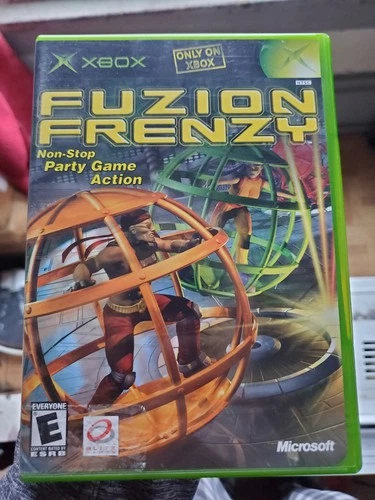 Fuzion Frenzy For Microsoft Xbox 2001, Complete With Manual