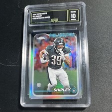 Topps 2024 Chrome Refractor Rookie Will Shipley #252 GMA 10 Eagles NFL