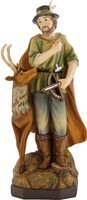 Heiligenfigur Heiliger Hubertus 12 Cm Handbemalt Polyresin Deko