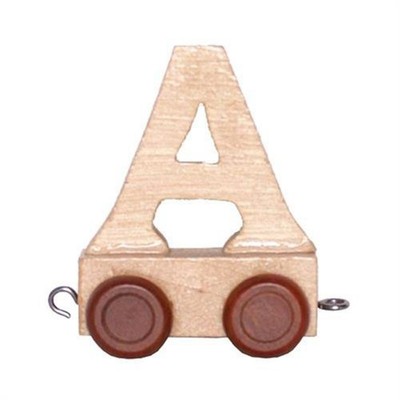 Bartl Buchstabenzug A Namenszug Lok Holz Wörter kein Spielzeug Dekoration Waggon