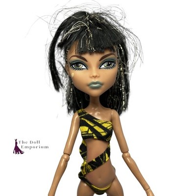 Monster High Puppe - Gloom Beach - Cleo De Nile, braucht TLC