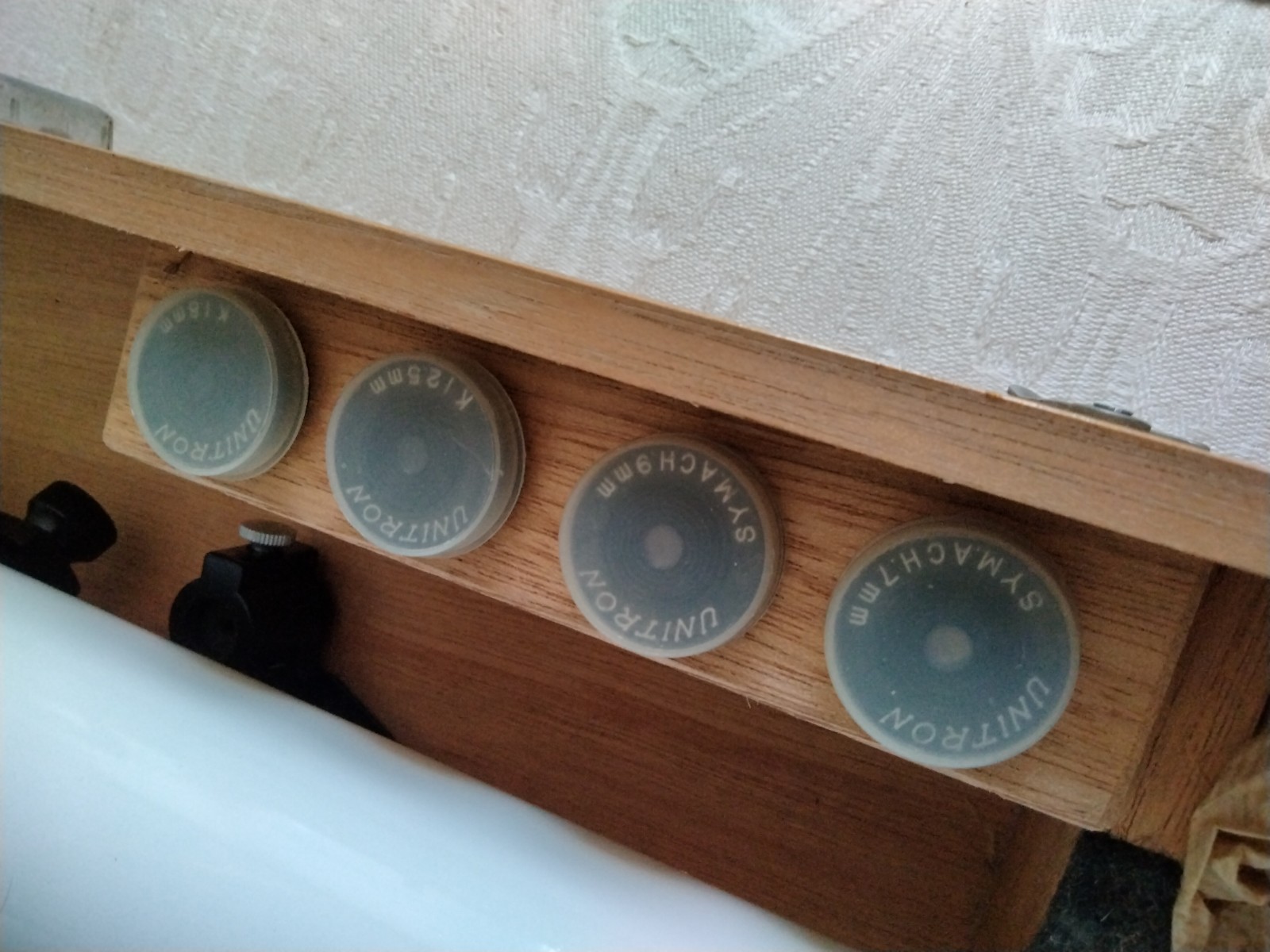 Unitron Model 128 Equatorial Refractor - Wooden Cabinets - 1.25" Unitron Adapter