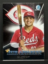 Bowman Chrome 2022 Sal Stewart Heir Apparent Ha-15 Cincinnati Reds Draft