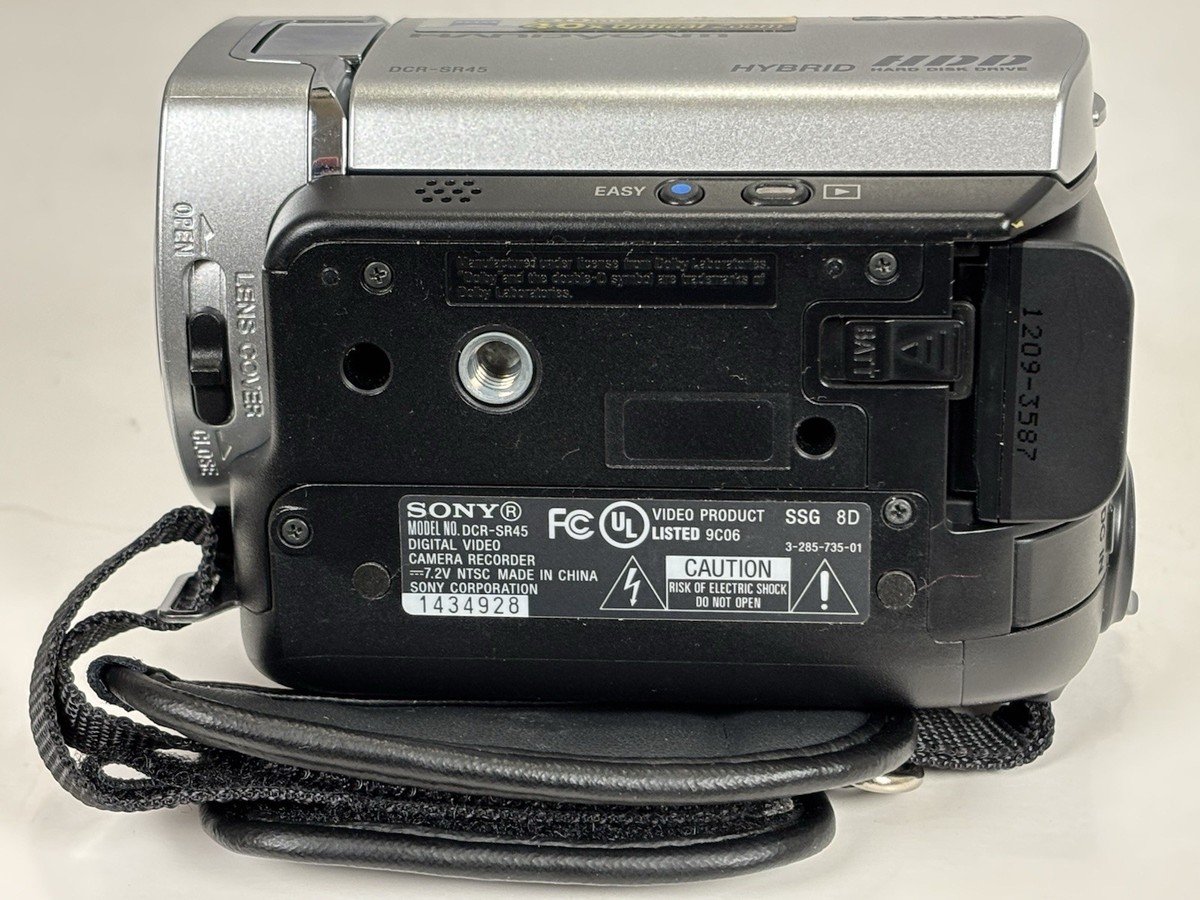 Sony DCR-SR45 Handycam 30GB HDD 40x Zoom Tested w/ ALL Original