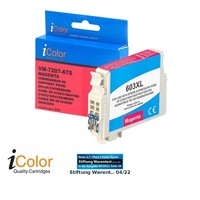 Icolor Tintenpatrone FüR Epson-Drucker (Ersetzt C13T03A34010 / 603XL) Magenta