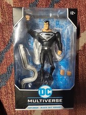 DC Multiverse Superman Black Suit Variant NIB McFarlane Action Figure