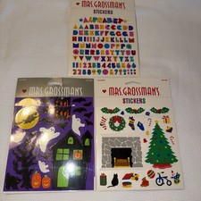 Mrs. Grossman's Vintage 3 Packs Sticker Sealed New