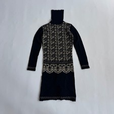 Dolce Gabbana Wool Dress Size 40