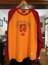 Vintage Y2K express Baseball Tee Indian Head Native American Mens XL Made in USA